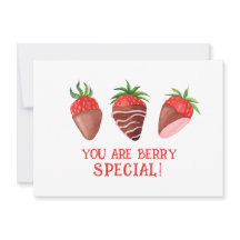 Berry Special Valentijn Kaart, Aardbei