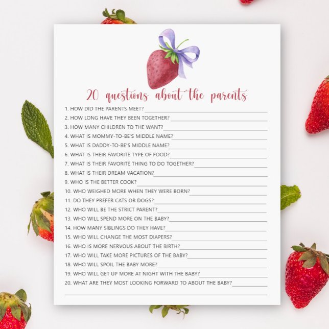 Berry - spelletjes - 20 vragen over de ouders (Creator heeft geüpload)