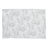 Berry Strawberry Cherry Black Hand drawn Modern. Kussensloop (Voorkant)