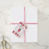 Berry Sweet 1e verjaardag Cadeaulabel (Met Touw)
