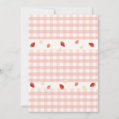 Berry Sweet 1st Birthday Invitation Photo (Dos)