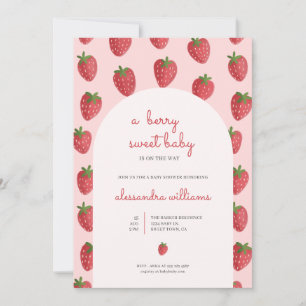 Berry Sweet Baby Baby shower Invitation