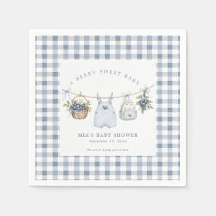 Berry Sweet Baby Clothesline Baby Shower Servet