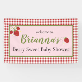 Berry Sweet Baby shower Banner