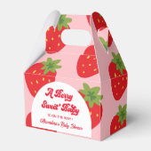 Berry Sweet Baby shower Bedankdoosjes (Voorkant Zijde)