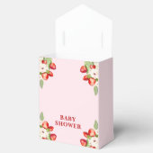 Berry Sweet Baby shower Bedankdoosjes (Geopend)