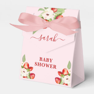 Berry Sweet Baby shower Bedankdoosjes