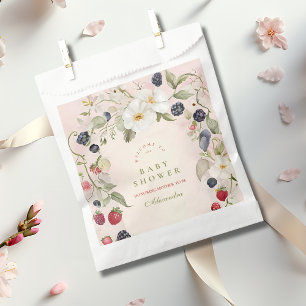 Berry Sweet Baby shower Bedankzakje
