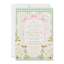 Berry Sweet Baby Shower Coquette Kant