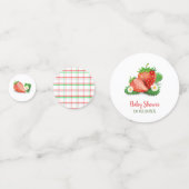 Berry Sweet Baby shower d'aquarelle Confetti (Derrière)