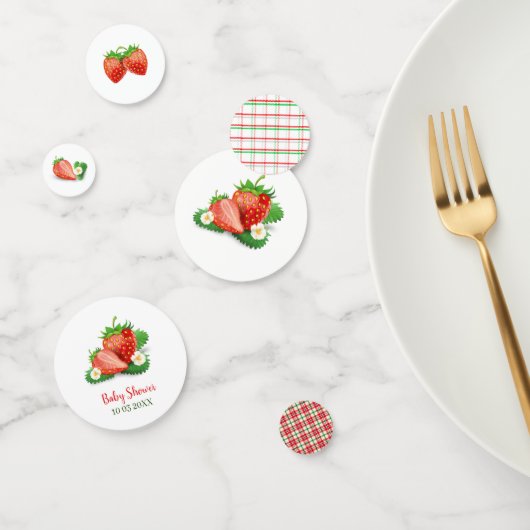 Berry Sweet Baby shower d'aquarelle Confetti (Groupe)