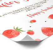 Berry Sweet Baby shower fopspeen jacht spel teken Poster (Hoek)