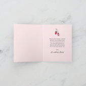 Berry Sweet Baby shower fraise Merci Cartes (Intérieur)