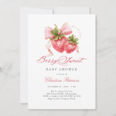 Berry Sweet Baby shower Invitation (Devant)