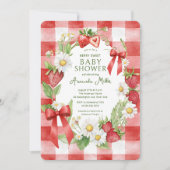 Berry Sweet Baby shower Invitation (Devant)