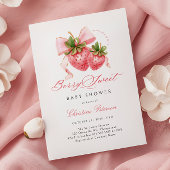 Berry Sweet Baby shower Invitation