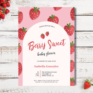 Berry Sweet Baby shower Invitation