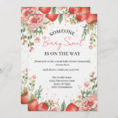 Berry Sweet Baby Shower Invitation  (Devant / Derrière)