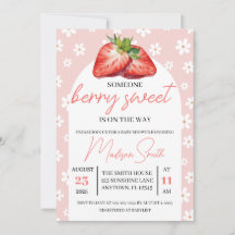 Berry Sweet Baby Shower Invite