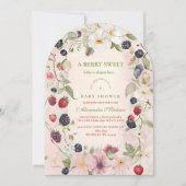 Berry Sweet Baby shower Kaart (Voorkant)