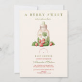 Berry Sweet Baby shower Kaart (Voorkant)
