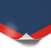 Berry Sweet Baby shower Marine Affiche de bienvenu (Coin)