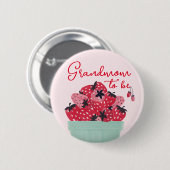 Berry Sweet Baby shower Oma Button (Voorkant /achterkant)
