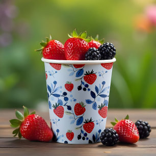 Berry Sweet Baby shower Papier Bord Papieren Bekers