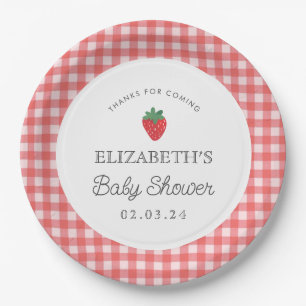 Berry Sweet Baby shower picknick Papieren Bordje
