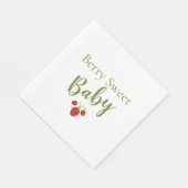 Berry Sweet Baby shower servetten (Hoek)