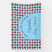 Berry Sweet Baby shower Spandoek (Verticaal)