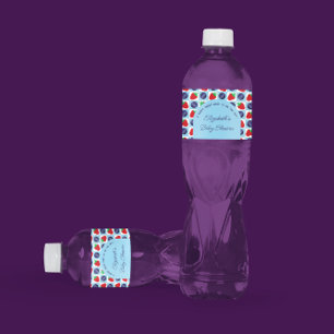 Berry Sweet Baby shower Waterfles Etiket