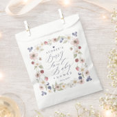 Berry Sweet Baby shower Wilde bessen & bloemen Bedankzakje (Geknipt)