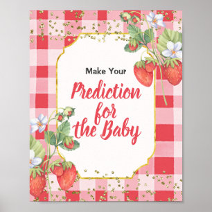 Berry Sweet Berries Predications for baby Poster