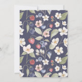 Berry Sweet Bingo Baby shower Carte de jeu (Dos)