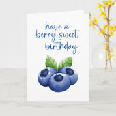 Berry Sweet Birthday Kaart (Gele Bloem)