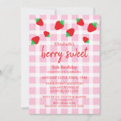 Berry Sweet Birthday Kaart (Voorkant)