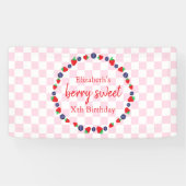 Berry Sweet Birthday Spandoek (Horizontaal)