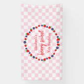 Berry Sweet Birthday Spandoek (Verticaal)