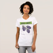 Berry Sweet Blackberries Seed Packet Graphic T-shirt (Voorkant volledig)