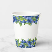 Berry Sweet Blueberry Theme Verjaardagsfeestje Papieren Bekers (Achterkant)