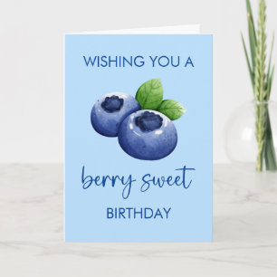 Berry Sweet Bonne carte d'anniversaire