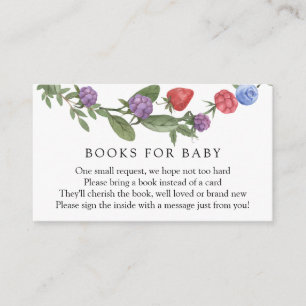 Berry Sweet Books voor Baby Enclosure Kaart