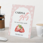 Berry Sweet Cards & Gifts Sign Reclamebord Met Voetstuk (Insitu)