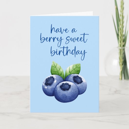 Berry Sweet carte d'anniversaire (Devant)