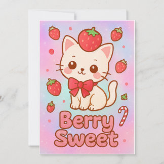 “Berry Sweet Dreams” kerstkaart – Glittery Poe