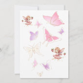 Berry Sweet Fairy Magic Aardbeientuin Verjaardag Kaart (Achterkant)