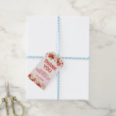 Berry Sweet First Birthday Cadeaulabel (Met Touw)