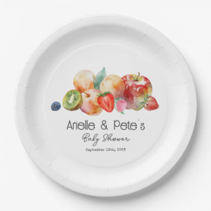 Berry Sweet Fruit Baby shower Papieren Bordje