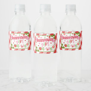 Berry Sweet Girl komt eraan Waterfles Etiket